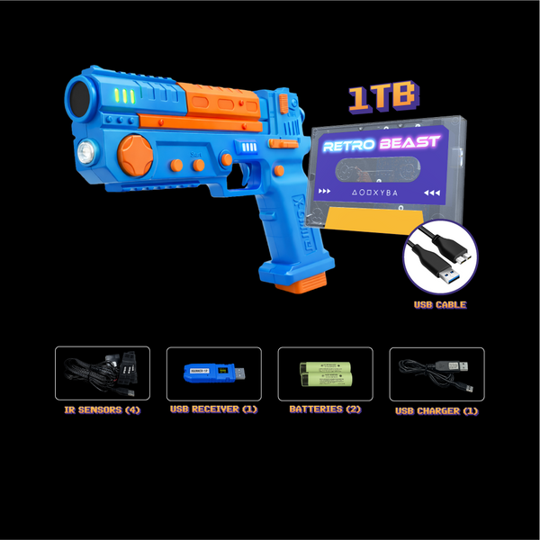 1 Player Set + 1372 GAMES (1TB) / Blue